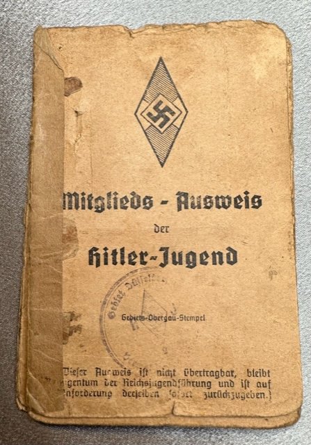 Mitgliedsausweis für das Deutsche Jungvolk in der Hitler-Jugend #16366 
