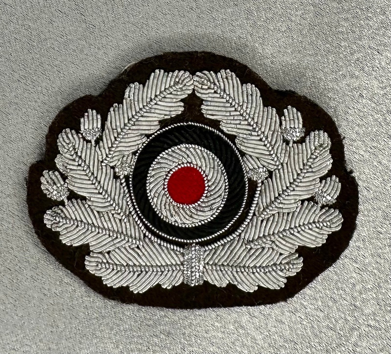 Org. Todt Visor Wreath & Cockade #16921 