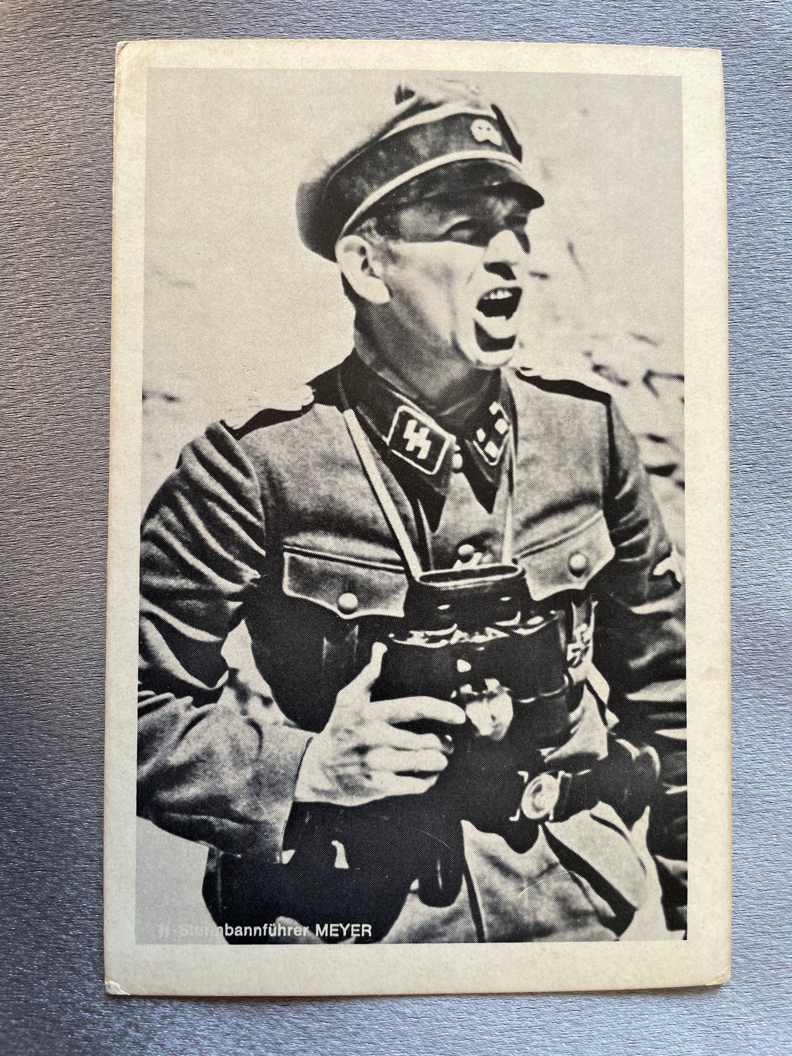 SS Sturmbannführer Meyer Postcard #14966 