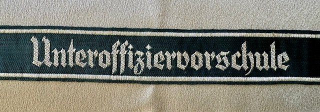 Unteroffiziervorschule Cuff Title #18231 