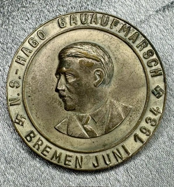 N.S. Hago Gauaufmarsch Bremen Juni 1934 Tinnie #17565 