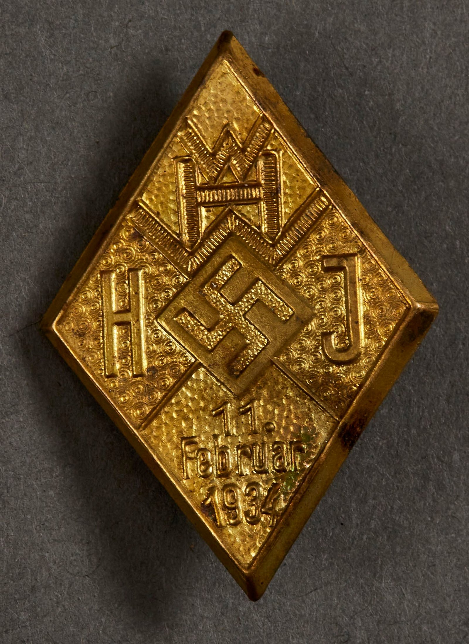 WHW HJ 11. Februar 1934 Tinnie #15557 