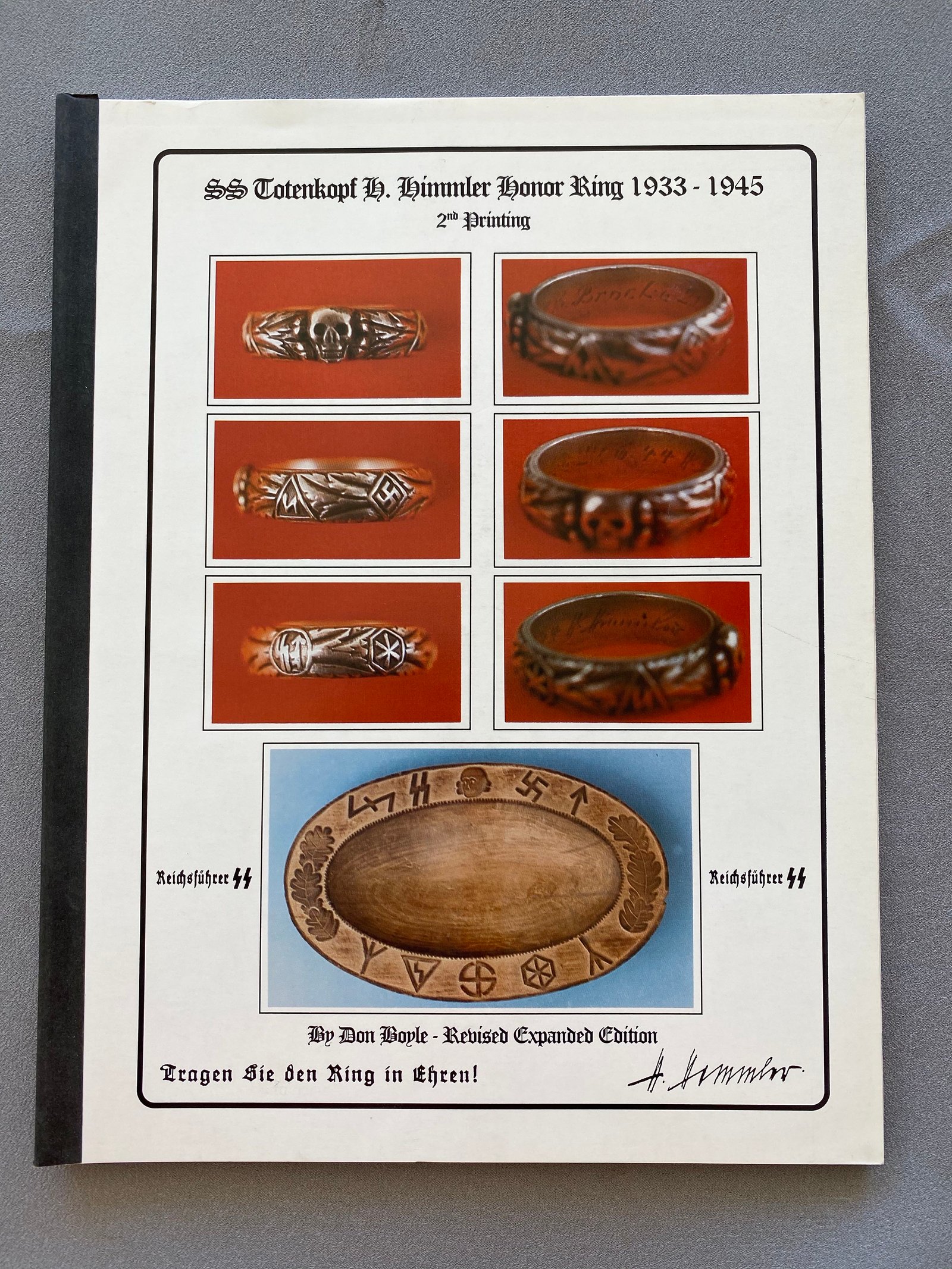 SS Totenkopf H. Himmler Honor Ring 1933-1945 #14806 