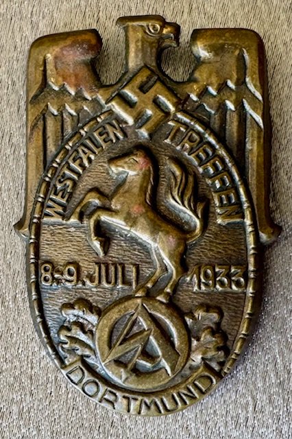 S.A. Westfalen Treffen Dortmund 8.-9. Juli 1933 Tinnie #19813 