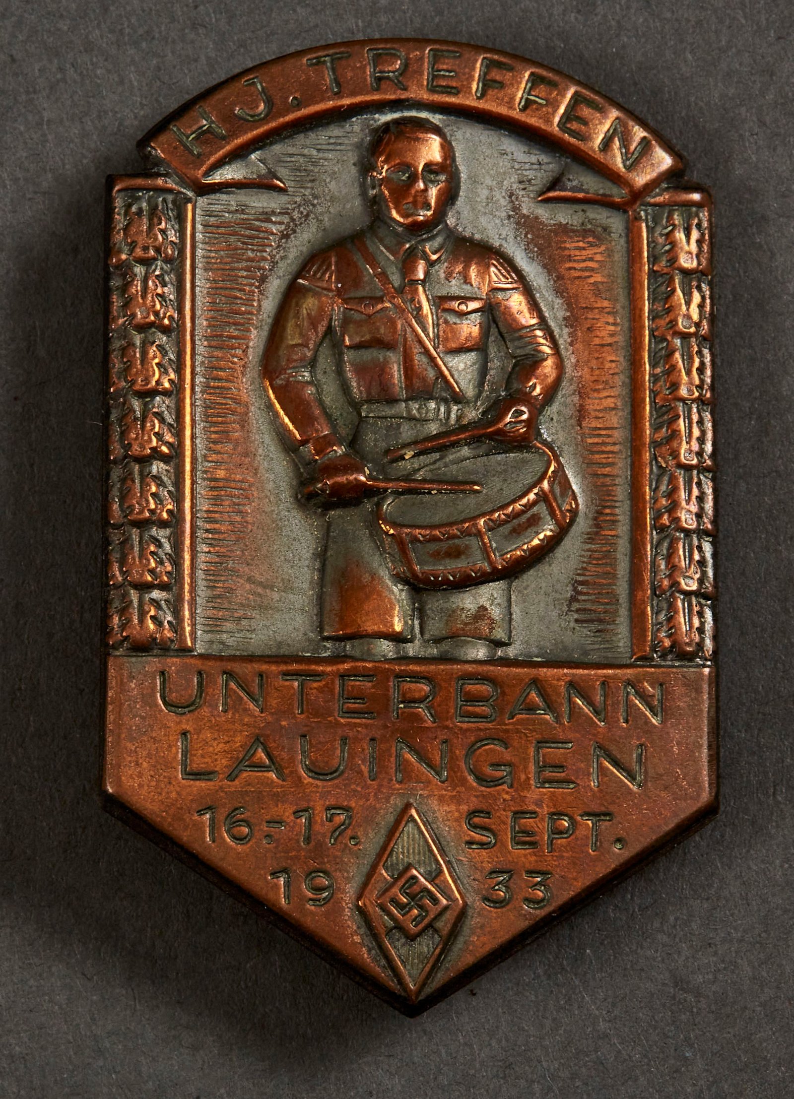 HJ Treffen Unterbann Lauingen 16.-17. Sept 1933 Tinnie #15662 