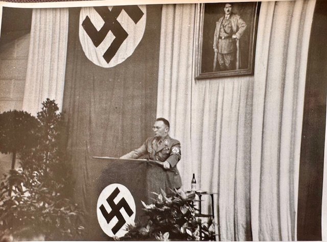 Deputy Gauleiter Friedrich Schmidt Speaking #19548 