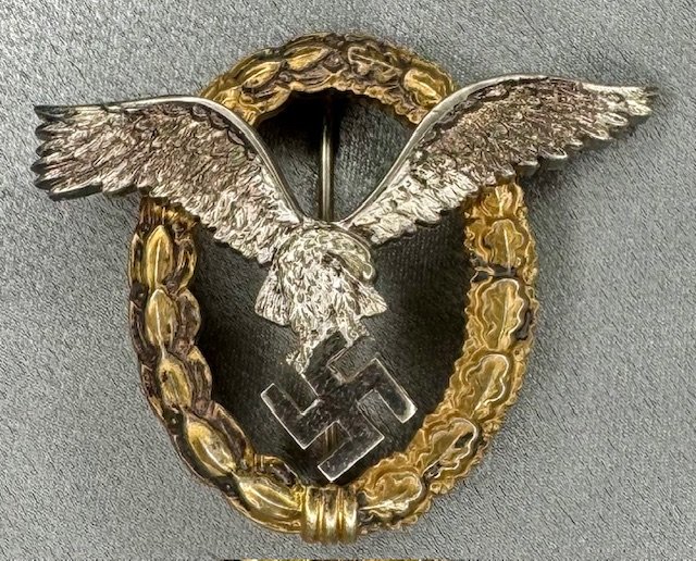 Luftwaffe Pilot/Observer Badge #17722 