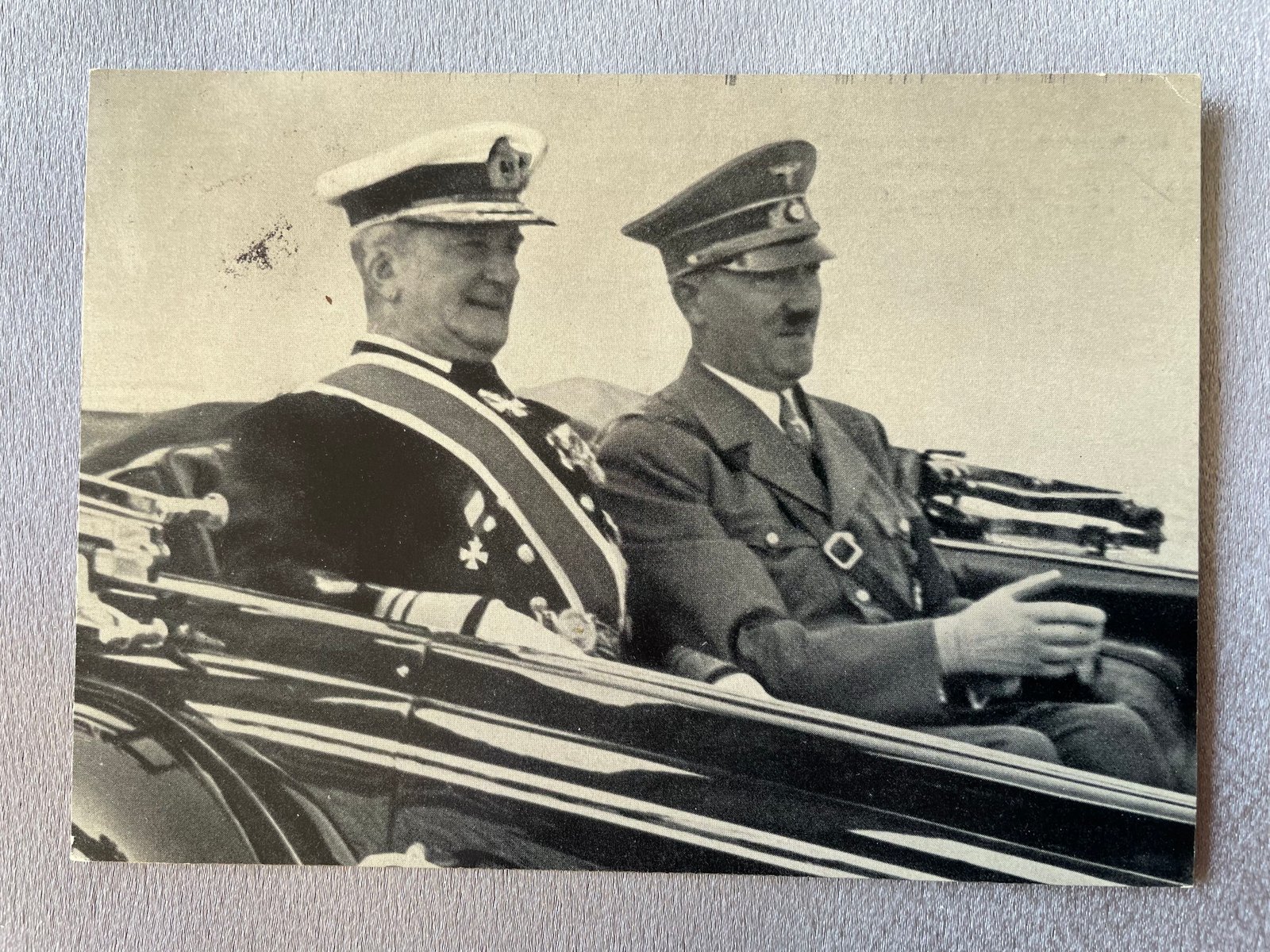 Hitler Horthy Postcard #14955 