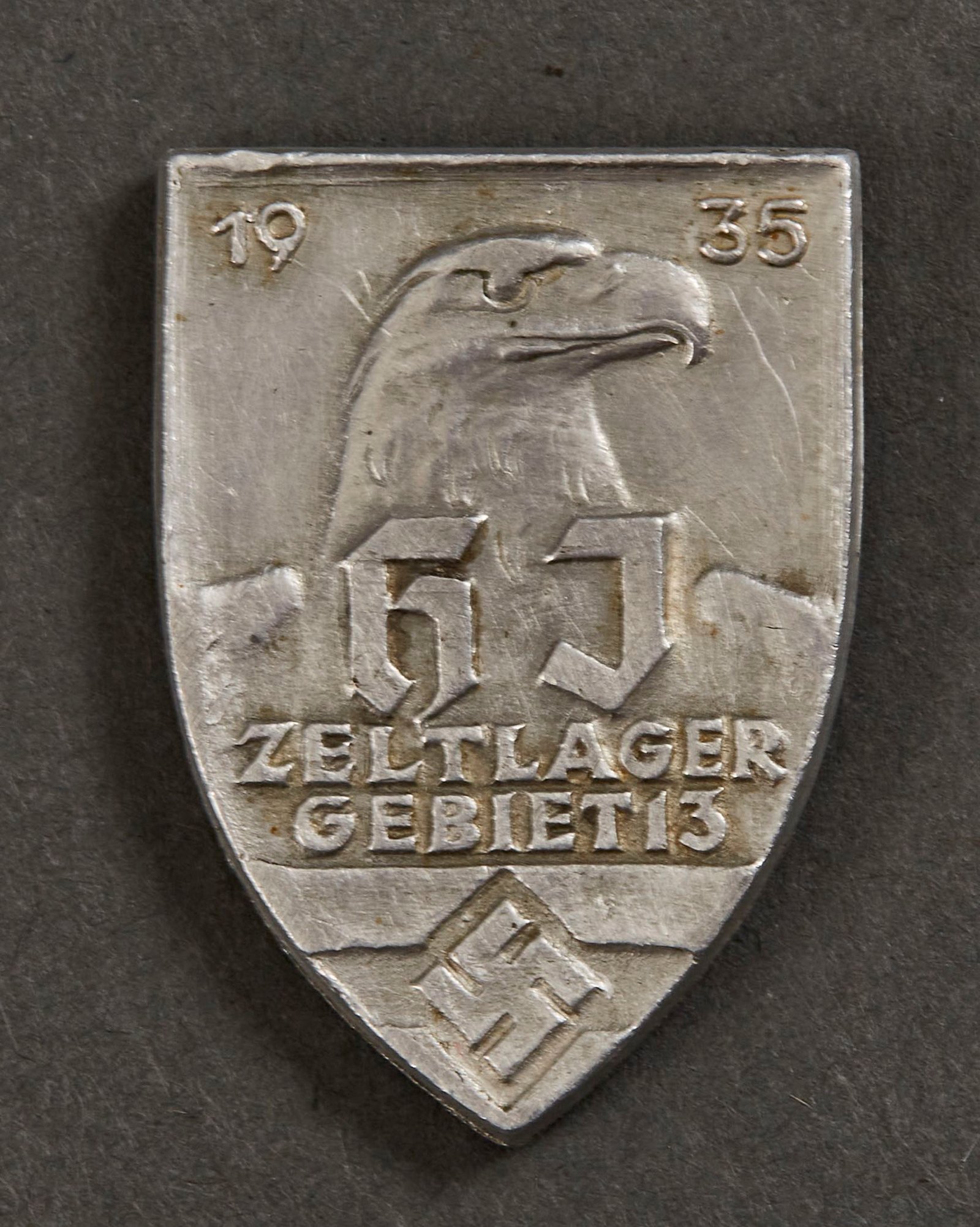 HJ Zeltlager Gebiet 13 1935 Tinnie #15649 