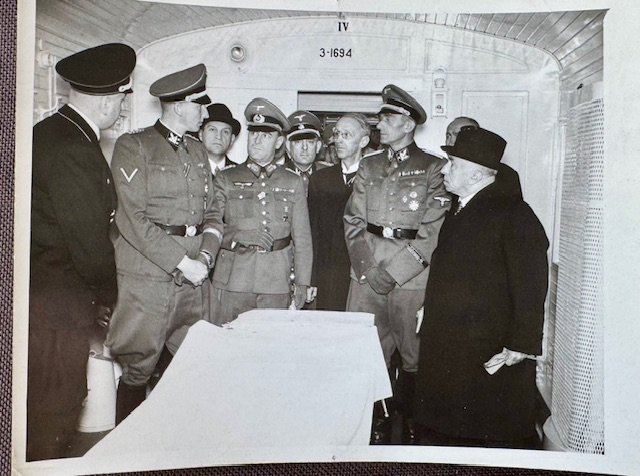 Heydrich with SS Gruppenführer Frank Photo #18650 