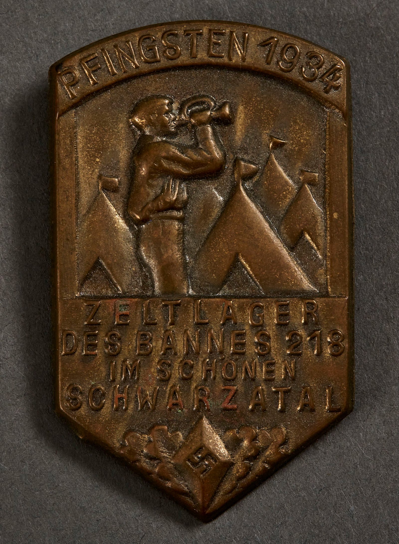 Zeltlager Des Bannes 218 im Schönen Schwarzatal Pfingsten 1934 Tinnie #15547 