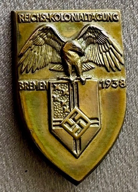 Reichs-Kolonialtagung Bremen 1938 Tinnie #19677 