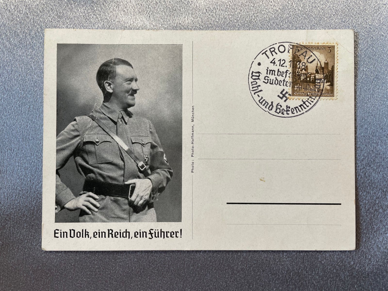 Ein Volk Ein Reich Ein Führer Postcard #15072 
