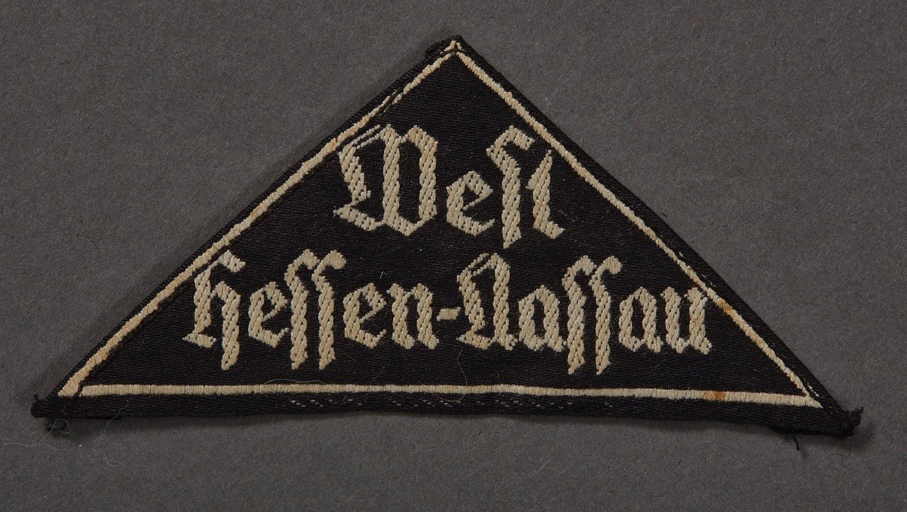 BDM West Hessen-Nassau District Sleeve Triangle #16058 