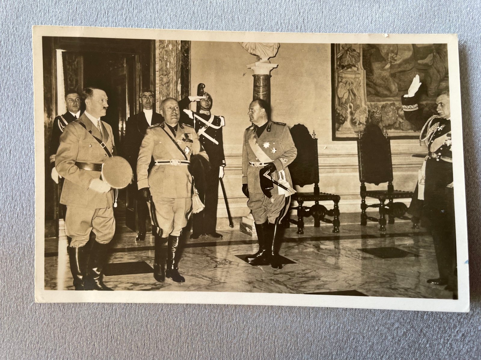Der Führer und der Duce Postcard #14941 