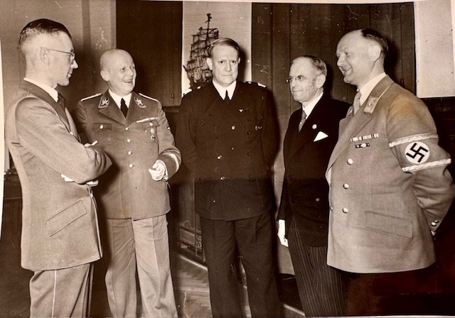 Terboven, Lammers, Quisling, Seldte, and Draeger 1942 #19489 