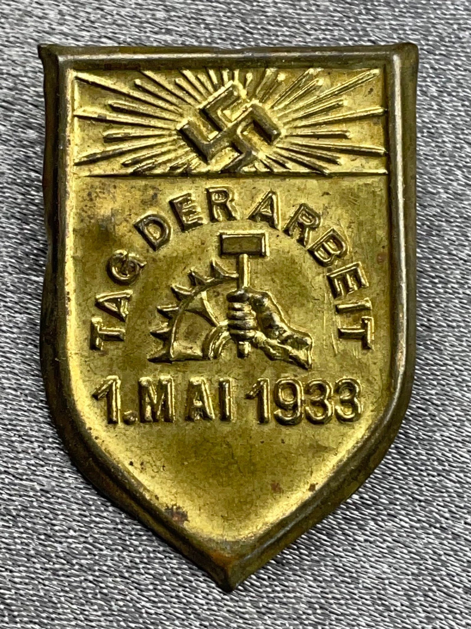 NSBO Tag der Arbeit 1. Mai 1933 Tinnie #16260 