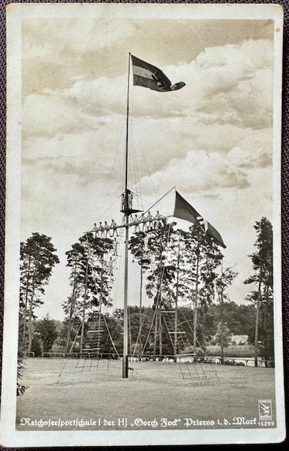 Reichsseesportschule I der HJ Gorch Fock Prieros i.b. Mark Postcard #18604 