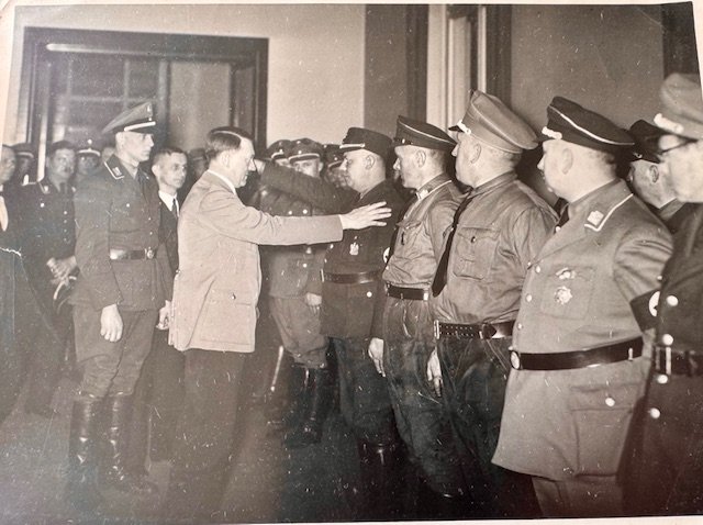Hitler with Gauleiter Franz Mayerhofer #19439 