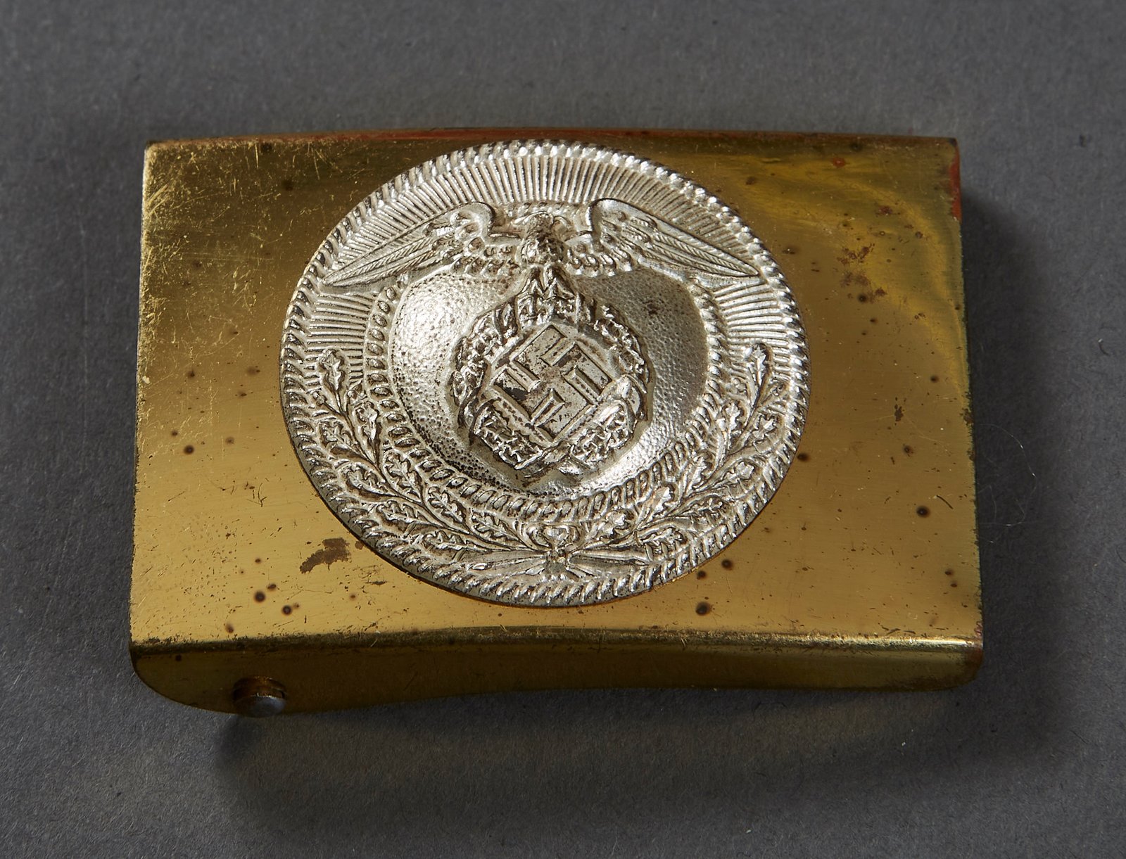 SA EM/NCO Brass Belt Buckle #16063 