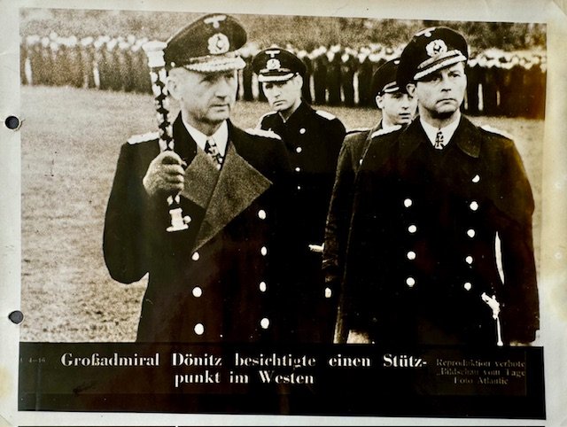 Grand Admiral Dönitz visits a base in the West #18472 
