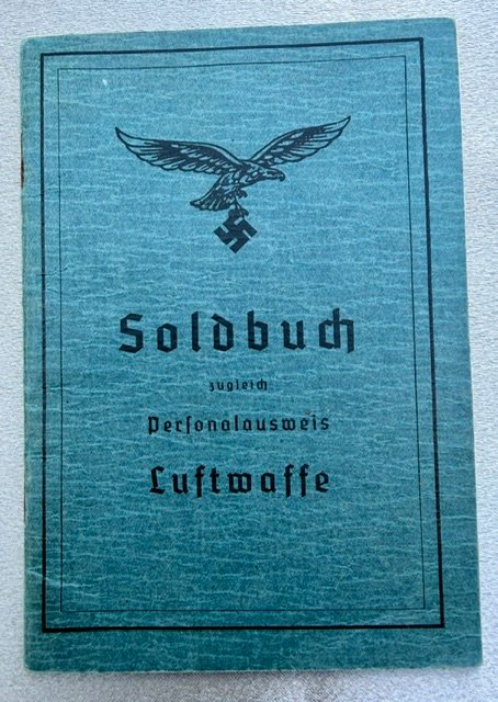 Luftwaffe Soldbuch #20528 