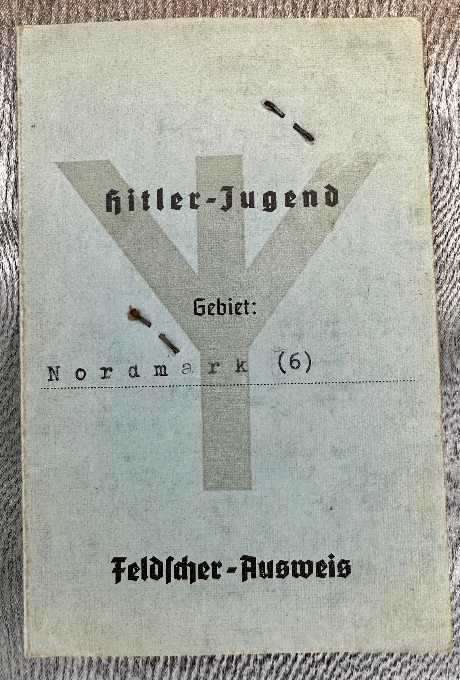 Hitlerjugend Feldscher-Ausweis #17360 