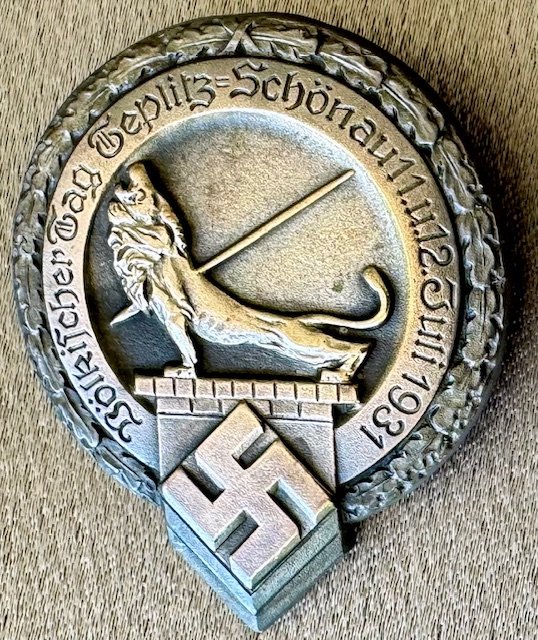 Völkischer Tag Teplitz-Schönau 11.u.12. Juli 1931 Tinnie #19827 