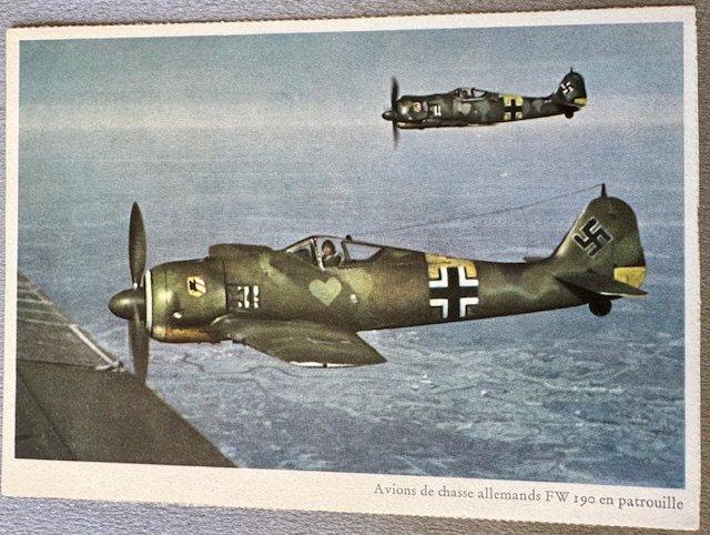 Avions de chasse allemands FW 190 en patrouille #19792 