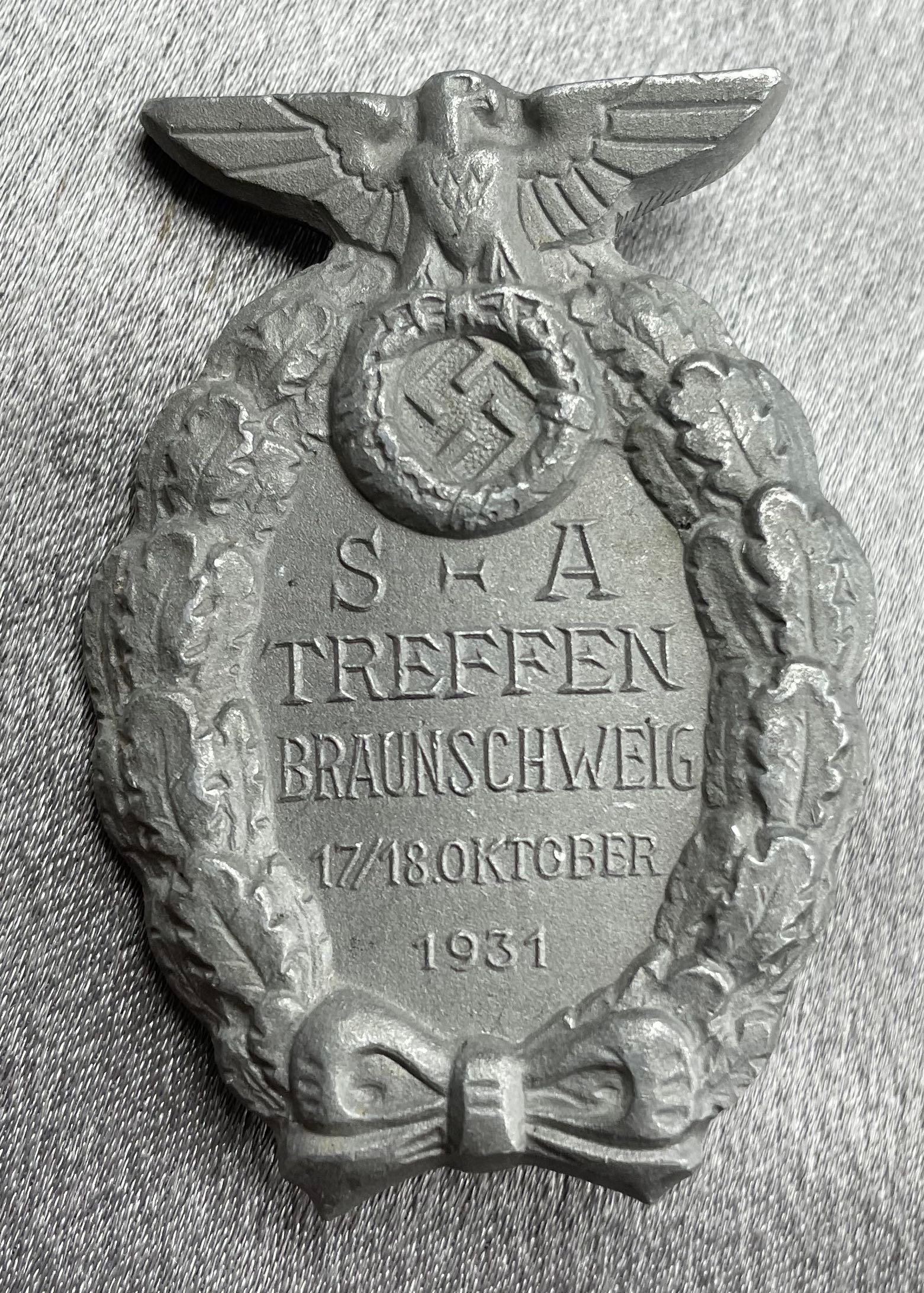 SA Braunschweig Badge #15386 