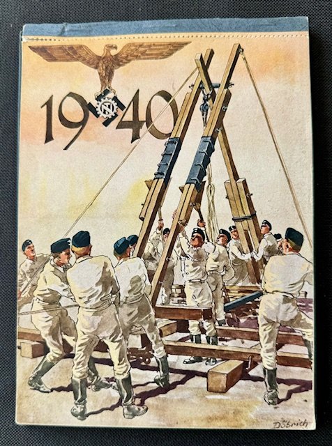 1940 TENO Tear Off Wall Calendar #17746 