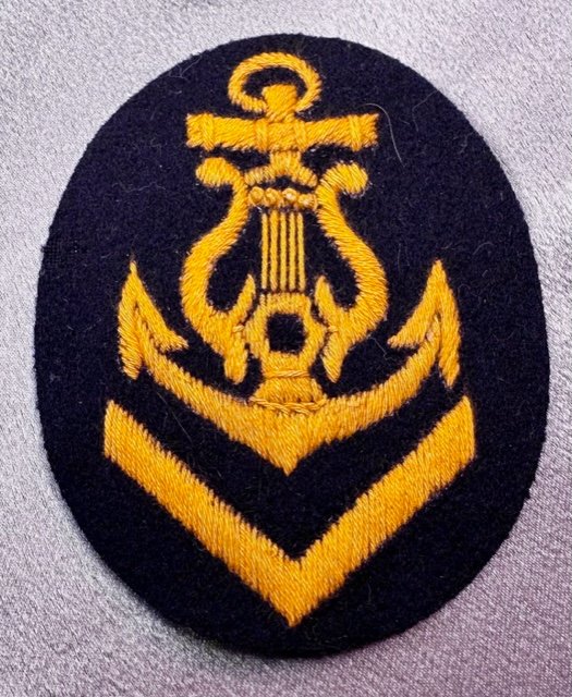 Kriegsmarine Senior NCO Musician\'s Career Patch #16419 