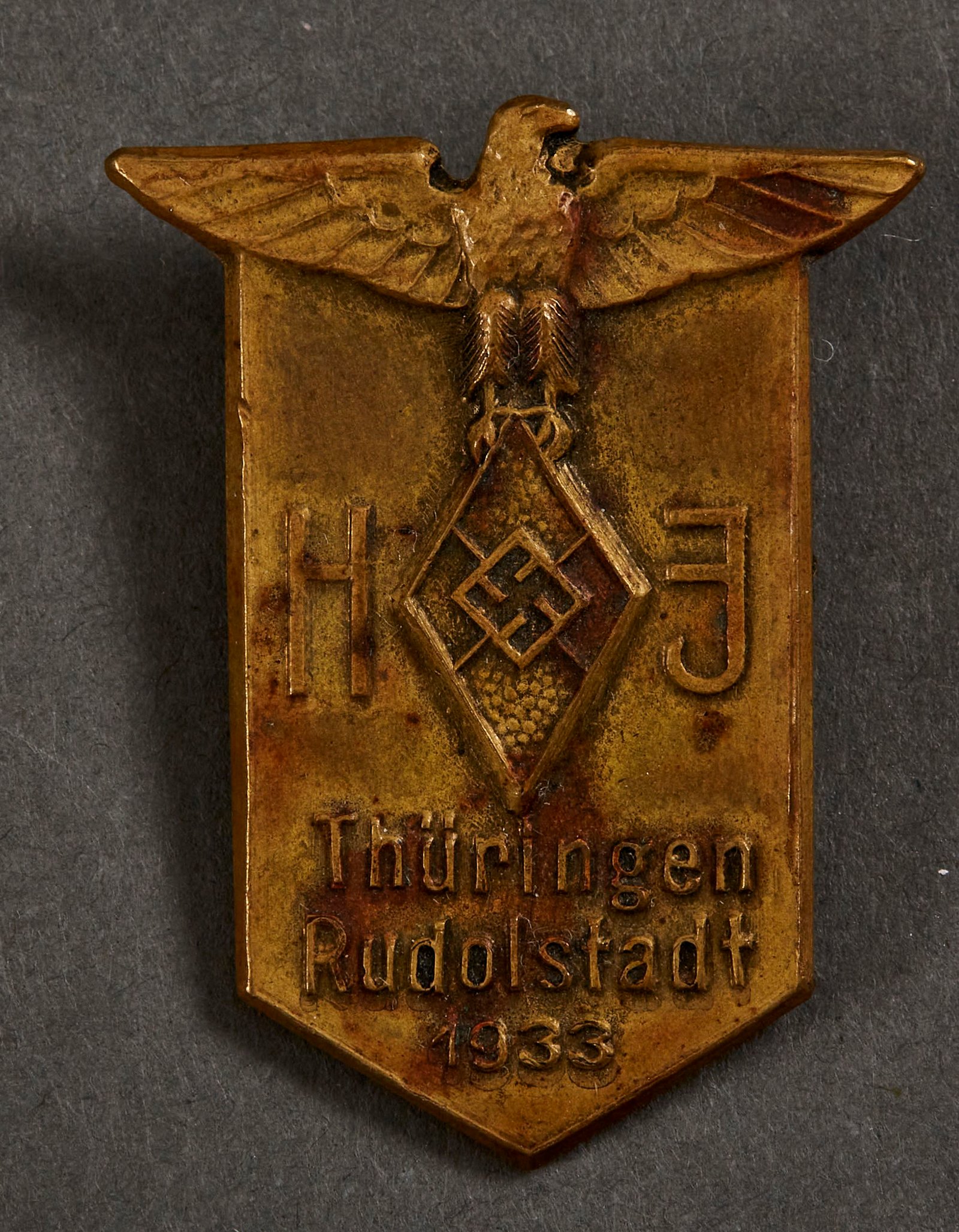 HJ Thüringen Rudolstadt 1933 Tinnie #15603 