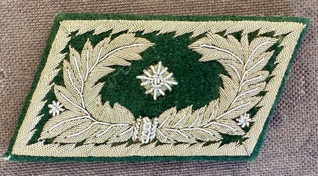 Zoll Oberregierungsrat Collar Tab #17988 