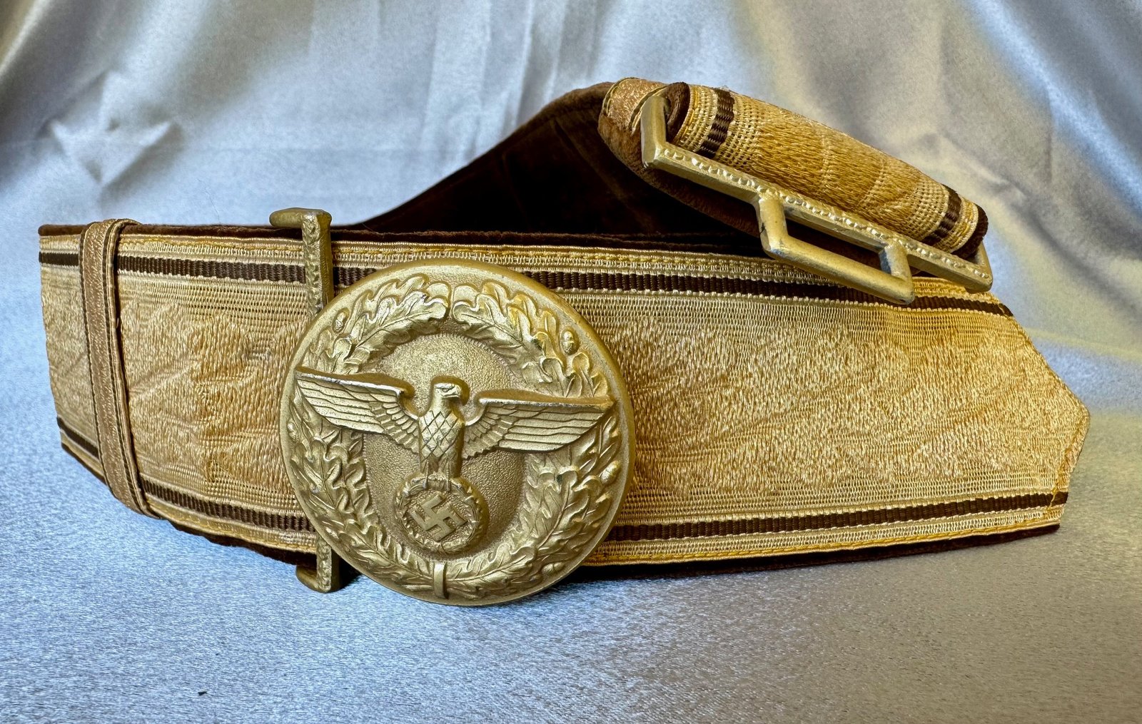 NSDAP Brocade Belt & Buckle #17468 