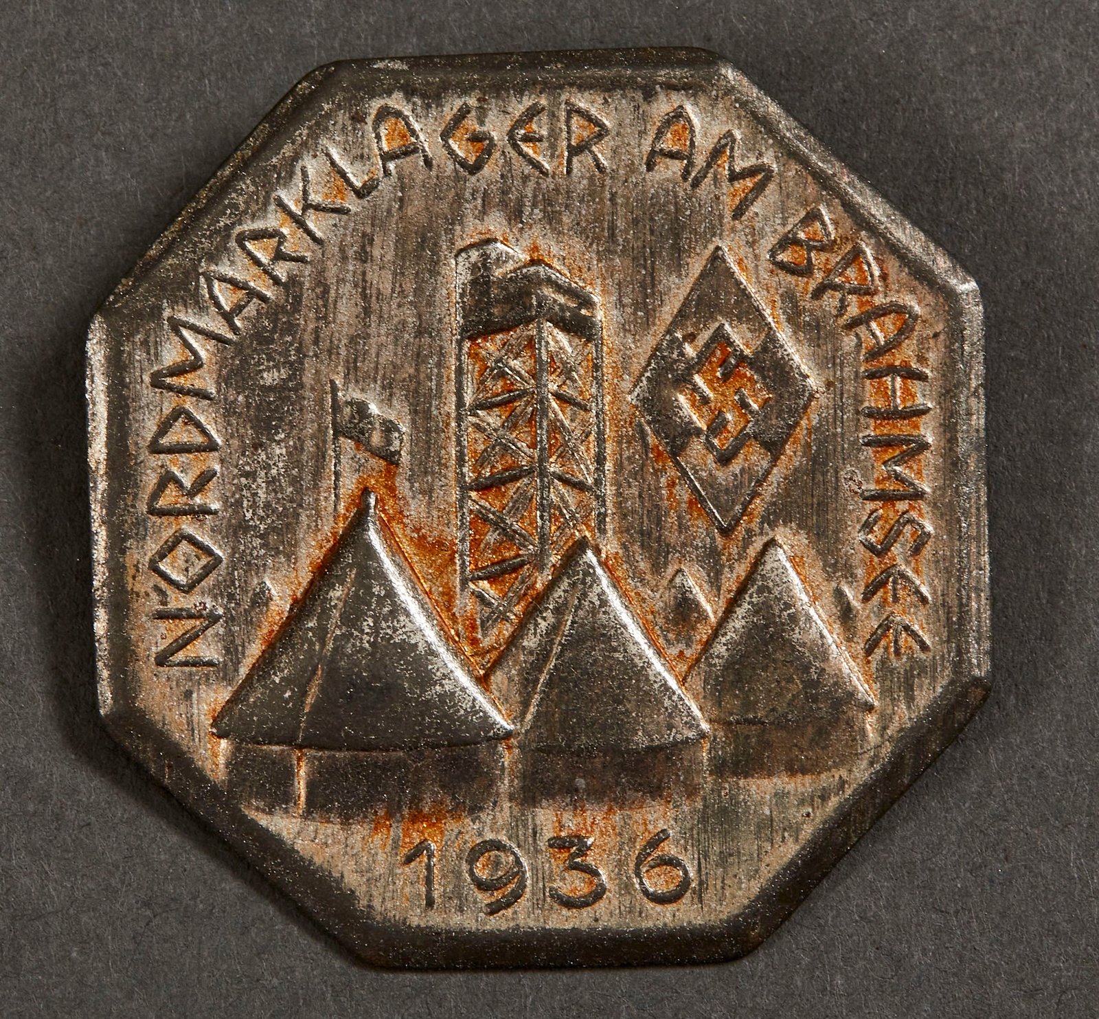 Nordmark Lager am Brahmsee 1936 Tinnie #15591 