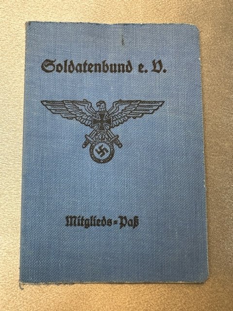 Soldatenbunde e. U. Mitglieds Pass #16522 