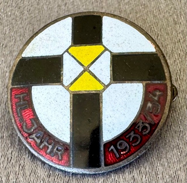 HL. JAHR Badge #19958 