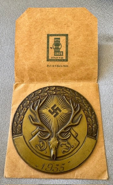 Deutsche Jägerschaft 1935 Award #20017 