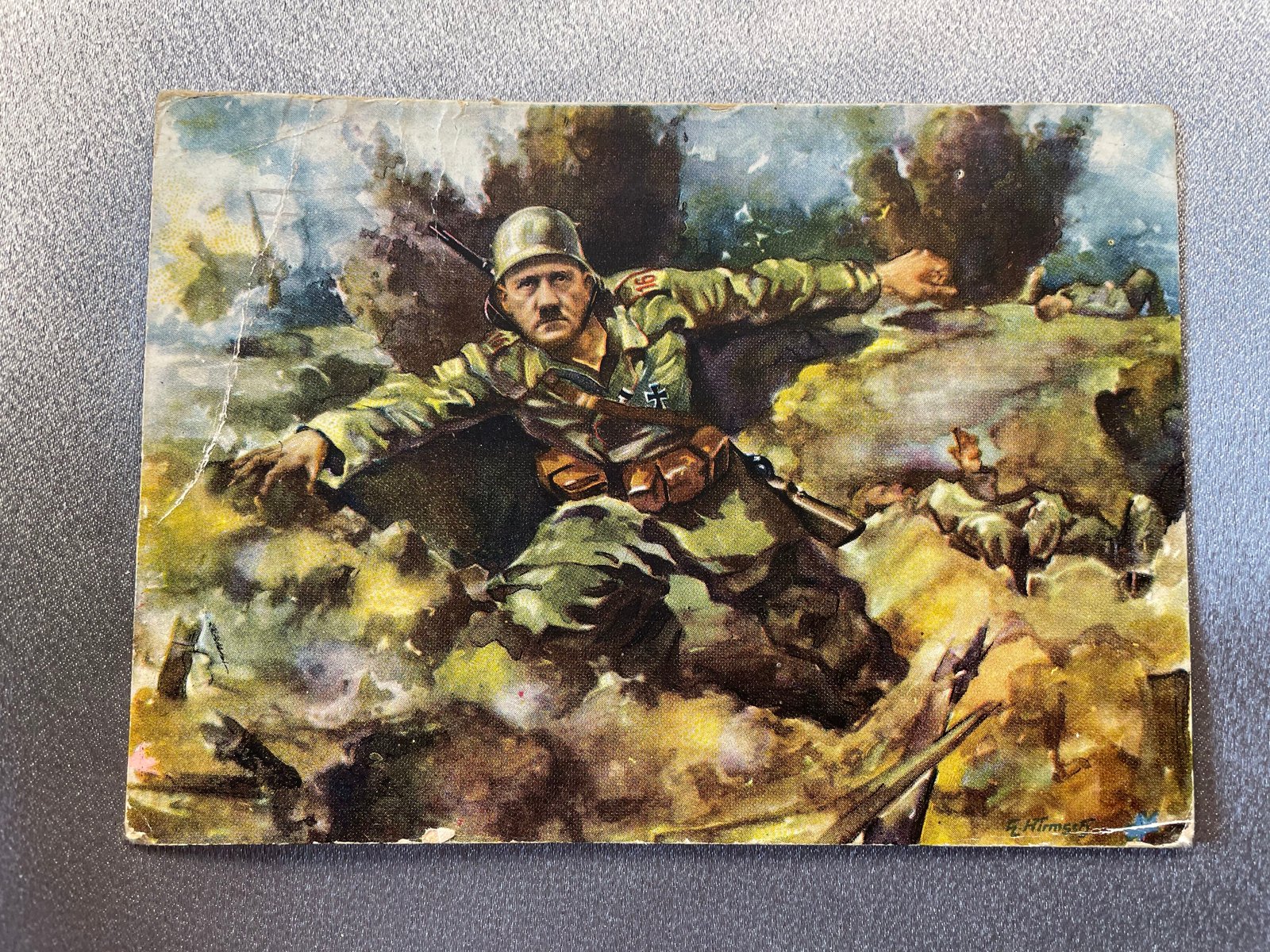 Hitler als Soldat ins Weltkrieg Postcard #15103 