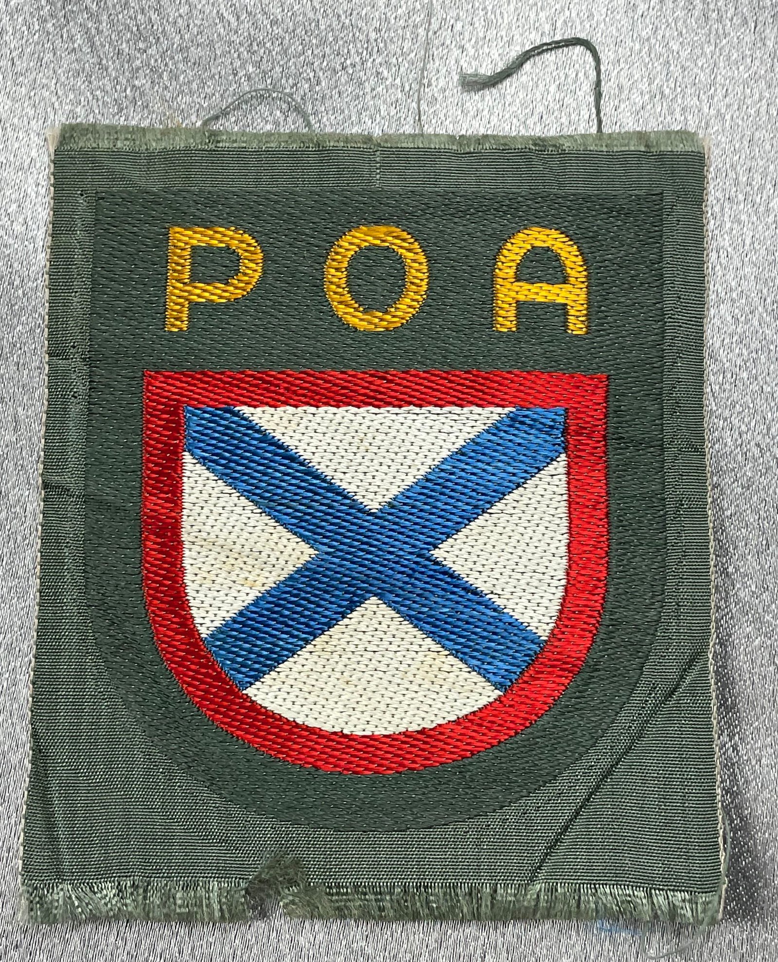 Russian POA Volunteer\'s Sleeve Shield #15913 