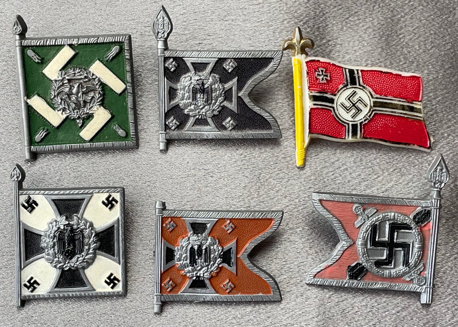 WHW War Relief Flag Badges #15690 