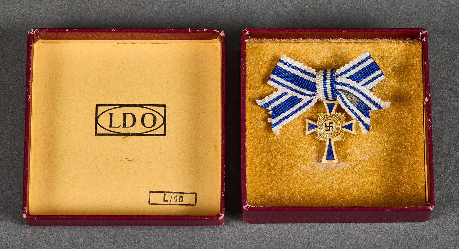 Miniature Gold Mothers Cross Brooch #21794 