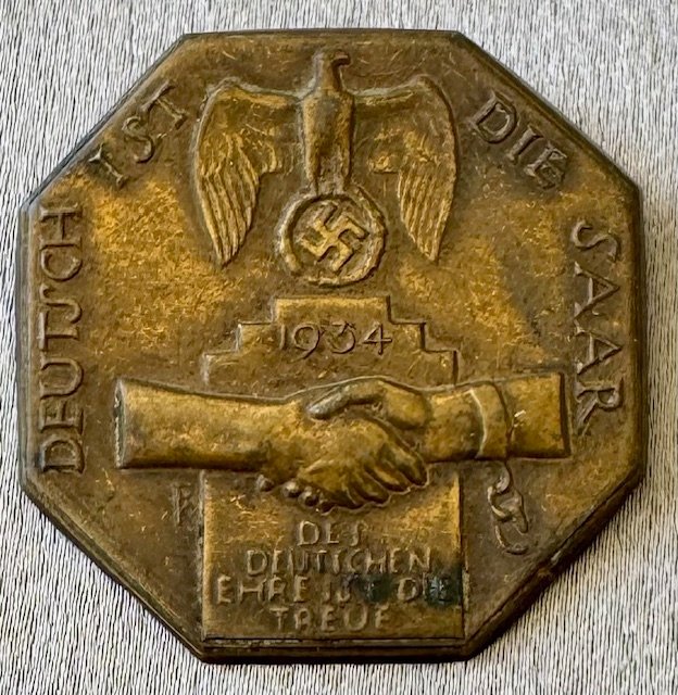 Deutsch ist die Saar Des Deutschen Ehre ist die Treue Tinnie #20048 