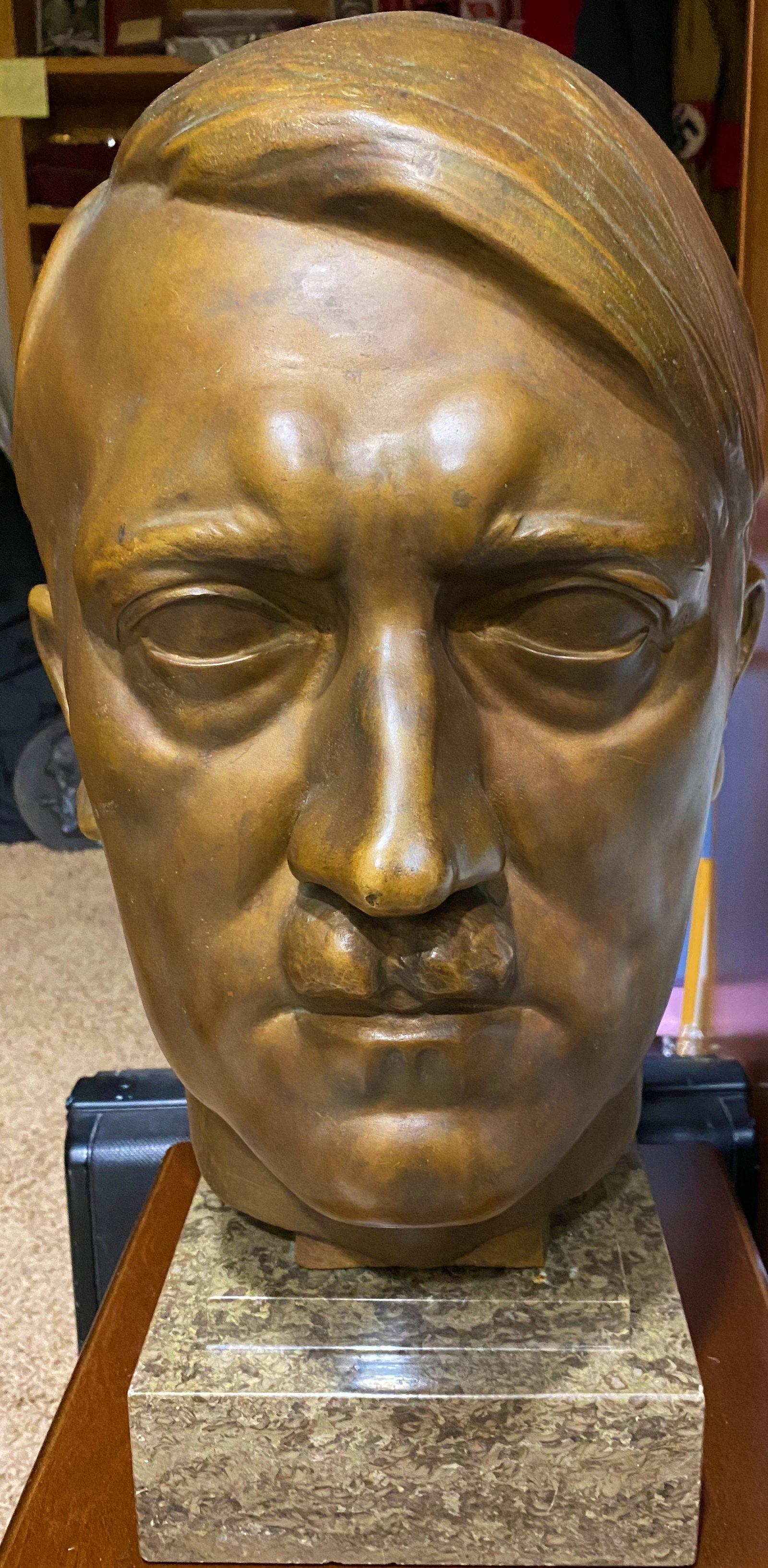 Adolf Hitler Bronze Bust #19275 