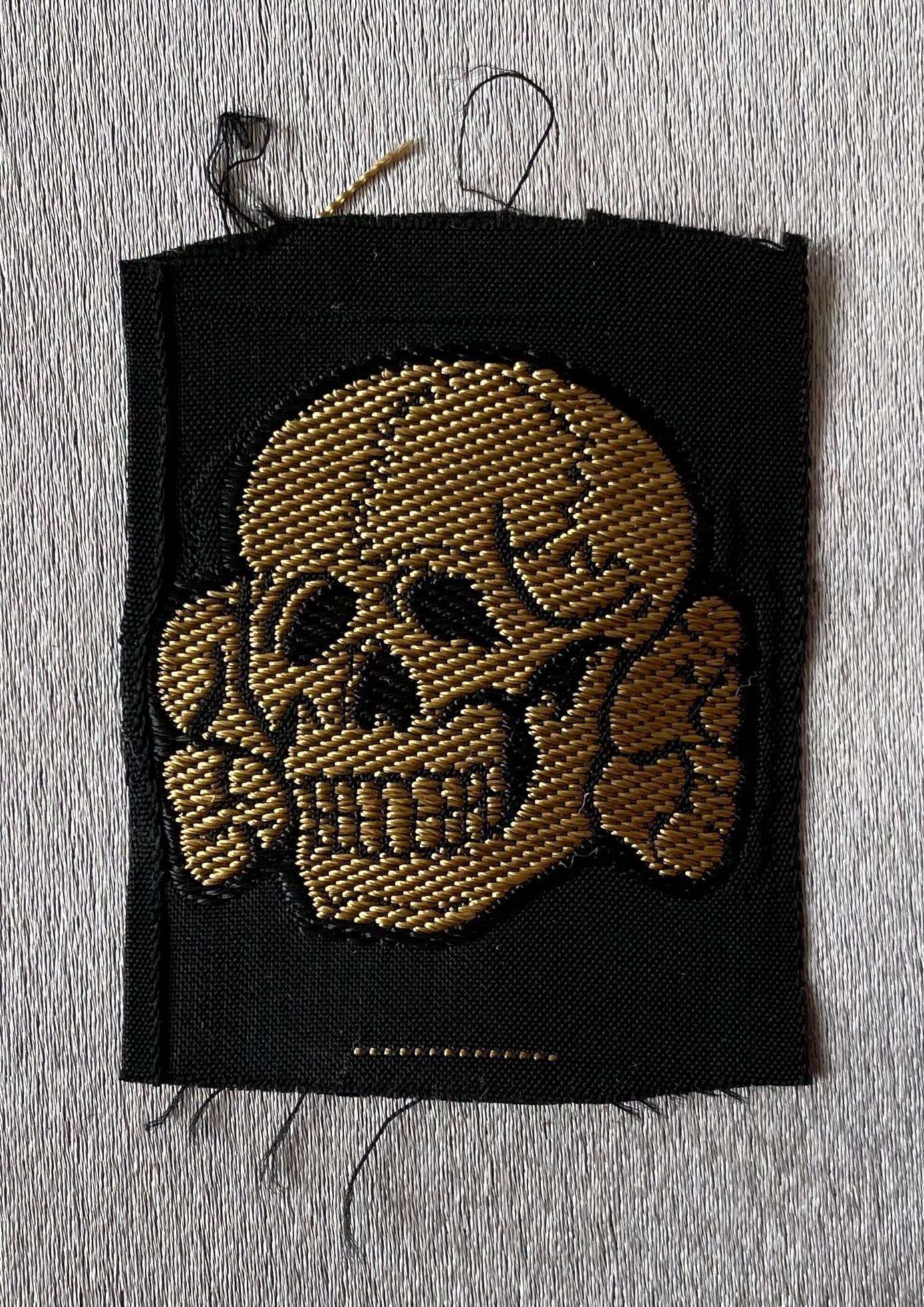 SS EM/NCO M43/OS Cap Skull #15467 