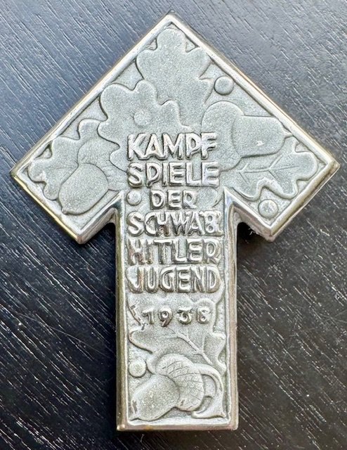 Kampf Spiele Der Schwäb Hitler Jugend 1938 Tinnie #19918 