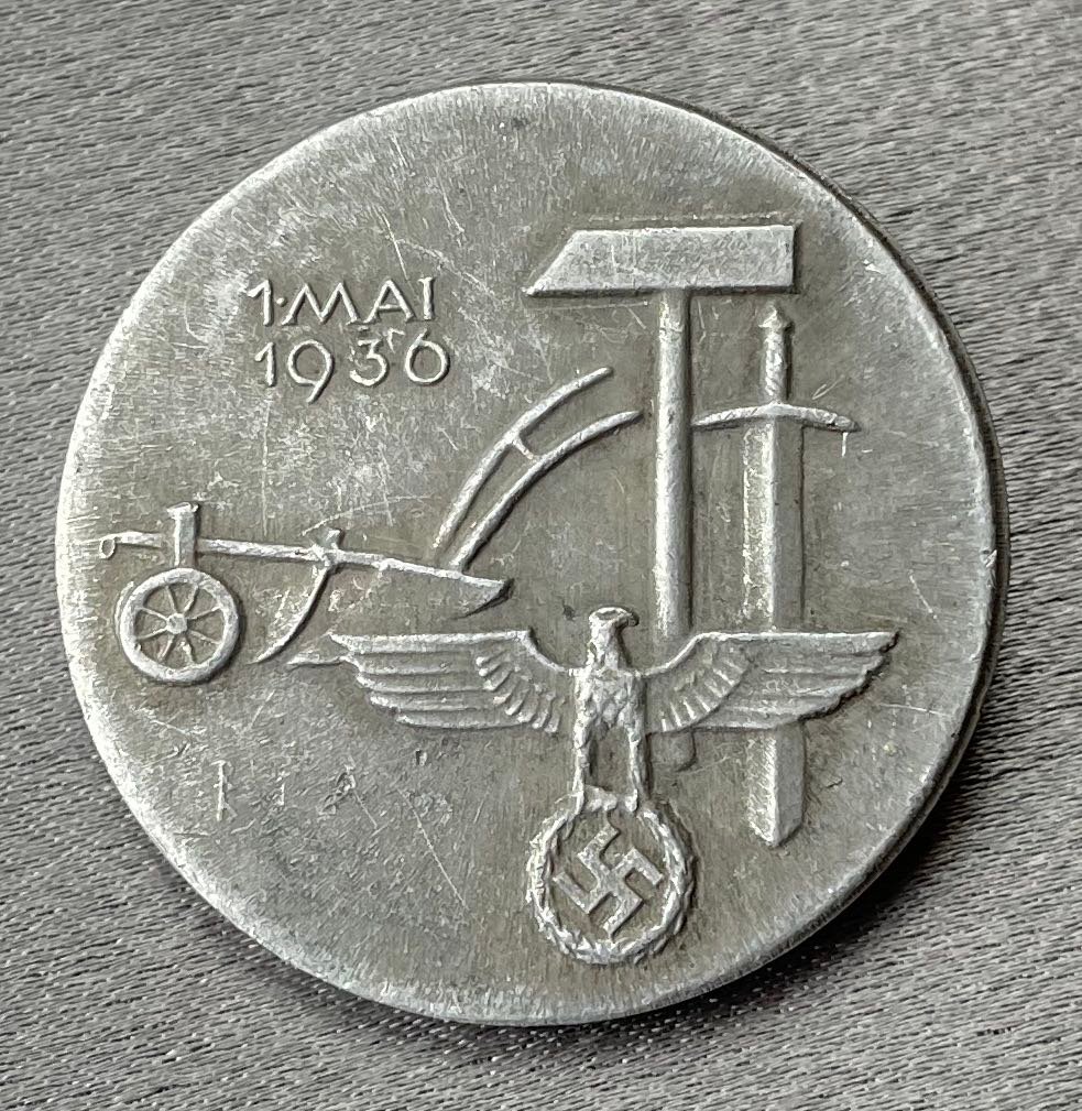 NSDAP Tag der Arbeit 1.Mai 1936 Tinnie #15674 