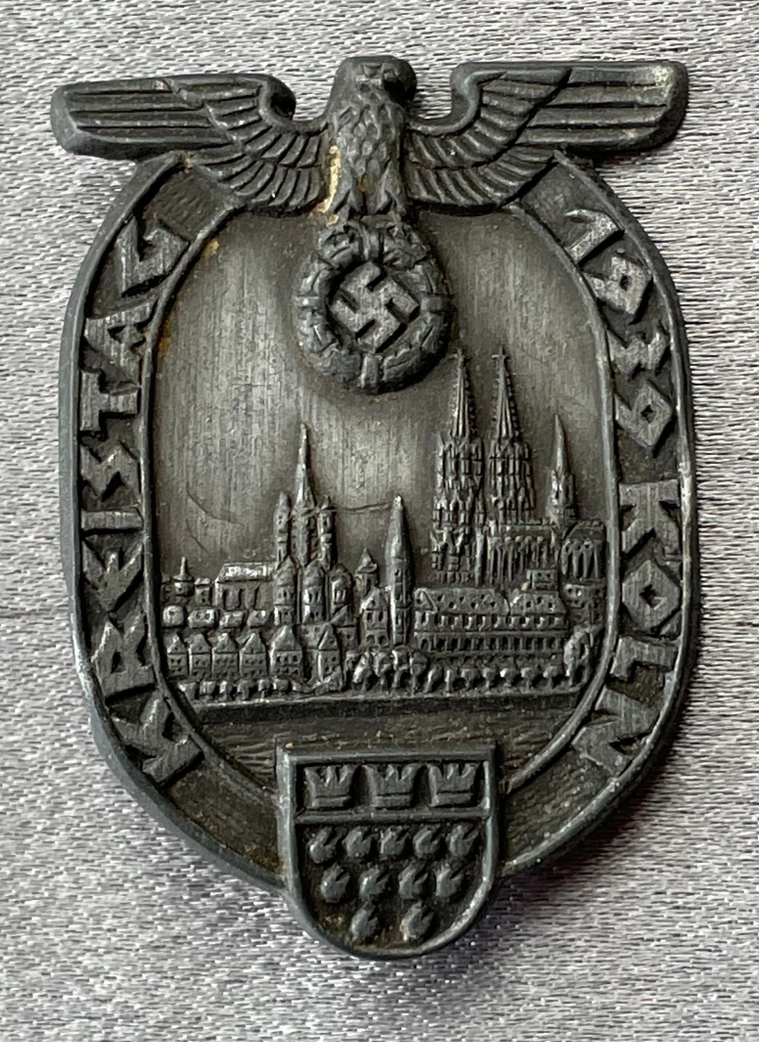 Kreistag 1939 Köln Tinnie #15694 