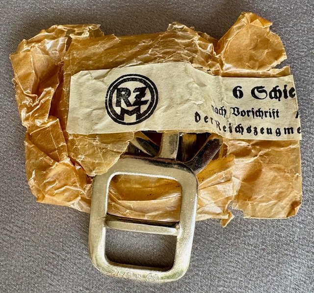 RZM Silver Pebbled Belt Buckle Slides #19254 